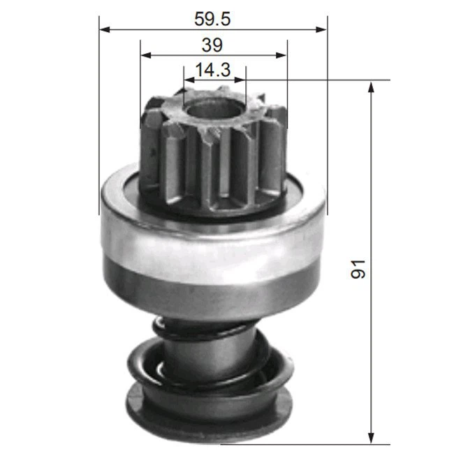 Inertia Drive Starter
