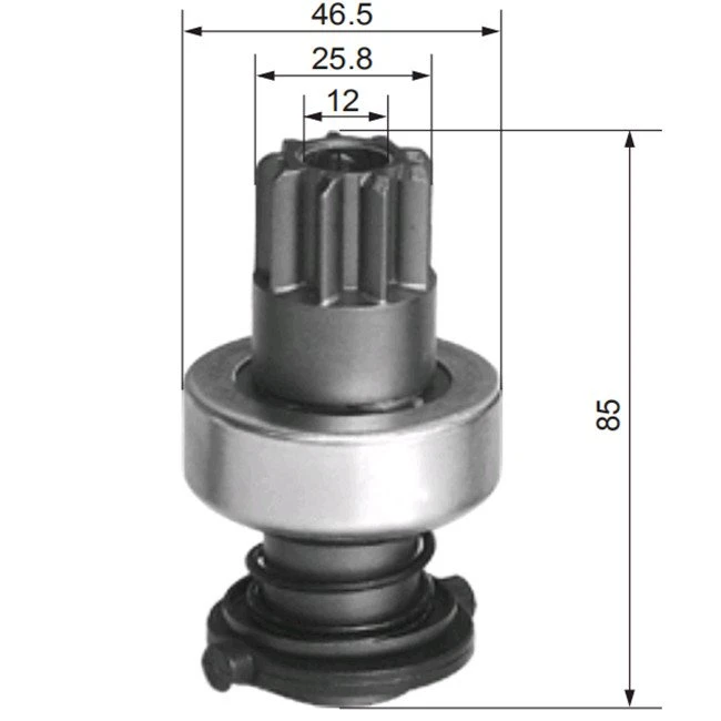 Starter Bendix Drive Clutch